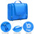 Bago Travel Toiletry Bag for Women and Men X-Large Waterproof Hanging Large Toiletry Bag for Bathroom and Travel Bag for Toiletries Organizer -Travel Makeup Bag (Blue)