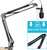 AT2020 Mic Boom Arm Stand with Pop Filter, Compatible with Audio-Technica AT2020, Audio-Technica AT2020V USB Microphone with Cable Sleeve by SUNMON
