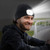 Etsfmoa Unisex Beanie with The Light,Gifts for Men Dad Father, USB Rechargeable LED Warm Knit Headlamp Hat Black