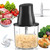 2-in-1 Electric Chicken Shredder & Meat Grinder, 250W Powerful Motor, Dual Blades for Shredding & Grinding, 1.5L BPA-Free Bowl, One-Touch Food Processor for Baby Food, Pet Meals, Fitness Meal Prep
