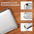 2 Pack Quarter Sheet Pan 12.4” x 12” Stainless Steel Cookie Sheets for Baking, Non Stick Baking Sheets for Oven Heavy Duty Baking Trays