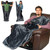 EzrAllora Fleece Lightweight Foot Pocket Blanket -Patent Pending- Dorm Gamer Useful Gift for Men - TV Throw - Father's Day Premium Gifts for Dad Who Wants Nothing (Fleece, Velvet Anthracite)