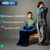 EzrAllora Fleece Lightweight Foot Pocket Blanket -Patent Pending- Dorm Gamer Useful Gift for Men - TV Throw - Father's Day Premium Gifts for Dad Who Wants Nothing (Fleece, Velvet Anthracite)