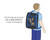 Fire Emergency Escape Bag for Pets up to 100 Pounds - Rope 50ft Incl. - Safety Equipment Carrier - Rapid Rescue Bag for Pets Animals (Large 28"x21"x14") - Life-saving Tool for Dogs, Cats - Rescue Sack