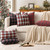 MIULEE Christmas Set of 2 Scottish Tartan Plaid Euro Sham Throw Pillow Covers Farmhouse Classic Decorative Outdoor Square Cases for Home Decor Sofa Couch 24x24, Red