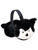 Surblue Winter Dog Fur Ear Warmer Warm Cute Earmuffs Outdoor Ear Covers Adjustable Headband, Black
