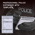 Teling 8 Packs Public Safety Police Field Interview Notebook Report Notepad for Law Enforcement Officer Gifts Ticket Book Notebook Cop Interview Equipment Accessories, 70 Sheets/ 140 Pages