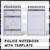 Teling 8 Packs Public Safety Police Field Interview Notebook Report Notepad for Law Enforcement Officer Gifts Ticket Book Notebook Cop Interview Equipment Accessories, 70 Sheets/ 140 Pages