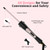 3/8 Inch Small Curling Iron, 9mm Tiny Curling Wand for Short & Long Hair, Ceramic Small Barrel Curling Iron with Adjustable Temperature, Fast Heating Hair Curler with Heat Resistant Glove & 2 Clips