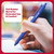 TRU RED Retractable Gel Pens - Quick Dry, Smudge-Free Writing, Vivid Blue Ink, Medium Point 0.7mm, Pack of 12