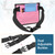 Damero Nurse Fanny Pack, Nurse Waist Bag with Tape Holder, Nurse Tool Belt for Stethoscopes, Bandage Scissors and Other Medical Supplies, Pink