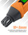 PT199 Natural Gas Leak Detector with Audible & Visual Alarm, Portable Gas Sniffer to Locate Combustible Sources Like Methane, Propane for Home(Includes Battery x2)-Orange
