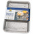 Ultra Cuisine Aluminum Baking Sheet with Stainless Steel Cooling Rack Set -Half Sheet Size Pan 13 x 18 inch, Durable Rimmed Sides, Easy Clean, Commercial Quality for Cooking and Roasting