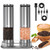 Electric Salt and Pepper Grinder Set Rechargeable, Automatic Salt and Pepper Shakers Mills External Adjustable Coarseness, Kitchen Gadgets, Stocking Stuffers Christmas Cooking Gifts for Men Women