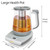 cglightwsparkle Health Pot Electric Kettle with Infuser，Smart Fruit Hot Tea Maker, Temperature Control and Tea Keep Warm, 12 Functional Procedures, 1.8 Liters of Capacity