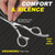 High-end Professional Extremely Very Sharp Barber Hair Cutting Scissors Hairdresser Shears For Hair 5.5 Inch Haircut Scissor Made Of Stainless Steel Alloy For Hairdressing Salon and Home Use