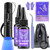 HeyClear 60g UV Resin Kit with Light -Fast Curing, Bonding in Seconds UV Glue Adhesive with Flashlight for Plastic&Glass Repair, DIY Craft Decor（30g+30g）
