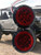 GCD (2)- 4" TJ YJ CJ MJ Wrangler RUBICON RED LED SURFACE MOUNT TAIL LIGHTS NO CUTTING EZ INSTALL