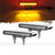 Partsam 2Pcs 6.5" Double Face Truck Semi Trailer Light Bars 10LED Red/Amber Clear Lens Waterproof with Double Studs Sealed Dual Face Led Turn Signal Stop Tail Marker Lights 12V