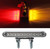 Partsam 2Pcs 6.5" Double Face Truck Semi Trailer Light Bars 10LED Red/Amber Clear Lens Waterproof with Double Studs Sealed Dual Face Led Turn Signal Stop Tail Marker Lights 12V