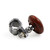 uxcell Brown Folding Steering Wheel Knob Power Handle Grip Ball for Auto Car
