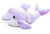 The Petting Zoo Purple Dolphin Stuffed Animal Plushie, Gifts for Kids, Scoopz Sealife Animals, Dolphin Plush Toy, 10 inches
