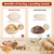 Terronix Bread proofing baskets for sourdough 19-Piece Set ，9" Round & 10" Oval Sourdough basket，Sour dough tools，Including bread pull ring, dough mixer,Complete Sour dough starter kit