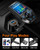 Upgraded Bluetooth FM Transmitter for Car, Wireless Radio Adapter Kit W 1.8" Color Display Hands-Free Call AUX in/Out SD/TF Card USB Fast Charge 18W for All Smartphones Audio Players - Black