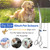 10inch Curved Dog Grooming Scissors Professional, Japanese VG10 Steel Sharp Dog Scissors for Grooming, 30 Degree Bend, Pet Trimming Shears for Dogs Cats Face Paws, Safety Ergonomic with CNC Screw