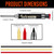 MEBTOOLS Mechanical Carpenter Pencil - Heavy Duty Carpenter Pencils, Mechanical Pencil w/ 12 Refills & Built-In Sharpener - Welders & Construction Pencils, Lead Holder w/Long Nose for Marking - Black
