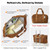 mixi Travel Tote Bag for Women Large Expandable Travel Bag Waterproof Lightweight Carry On Personal Item Weekender Shoulder Handbag, Brown