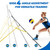 JOLORLY 2-in-1 Volleyball Rebounder Net System, Adjustable from 7x4 ft to 4x4.5 ft, 4-Angle Bounce Back Net, Training Equipment for Volleying, Bumping, Spiking Practice, Resists Twisting (Black)