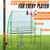 TUBAGOU (8 X 11 FT) Volleyball Training Equipment Net Volleyball Spike Trainer for Indoor and Outdoor Volleyball Practice Net Station, Perfect for Team or Solo Training, Home Volleyball Net