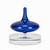 Hautech Electric Spinning Top with Glass Base | 6+ Hour Endless Spin | LED Light Show for Focus, Calm & Creativity | Unique Futuristic Gift for Adults (Royal Blue)