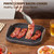Jillmo Silicone Microwave Bacon Cooker, Large Microwave Bacon Tray, Grey