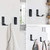 Folding Coat Hooks, Matte Black Wall Hooks for Hanging Coats Bathroom Towel Hooks Hardware Heavy Duty Aluminum Alloy Robe Hooks Wall Mounted DIY Coat Rack Hooks No Rust Indoor, Outdoor (6pcs-Black)