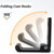 Folding Coat Hooks, Matte Black Wall Hooks for Hanging Coats Bathroom Towel Hooks Hardware Heavy Duty Aluminum Alloy Robe Hooks Wall Mounted DIY Coat Rack Hooks No Rust Indoor, Outdoor (6pcs-Black)