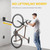 monTEK Swivel Bike Wall Mount, No Heavy Lifting Required Bike Wall Mount, Bike Hangers for Garage, Space-Saving Bike Rack Garage, Easy to Load and Unload, Bike Hanger Can Hold Up to 77 lbs