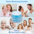 Teeth Whitening Powder, Dentist Approved-Repair Enamel & Sensitivity-Free Whitening Tooth Powder, 6 Month Supply, Tea, Coffee, Wine & Smoking Stains Remover, Peroxide Free, Cool Mint Flavor