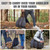 INNO STAGE Canvas Wood Carriers Log Tote Bag,40"X19" Firewood Holder,Fireplace Wood Stove Accessories