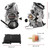 YJGZSVK Carburetor For Yamaha Warrior 350 YFM350X 1987-2004 1UY-14101-00-00 1UY-13586-01-00 1UY-14453-00-00 Intake Manifold Boot Air Box Cleaner Joint