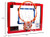 Pop-A-Shot Super Slam Over The Door Mini Basketball Hoop for Adults | 2 Included Basketballs and Pump | Built for Dunks | Breakaway Rim | Shatter Resistant Backboard | 17x12.5 Inches