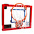 Pop-A-Shot Super Slam Over The Door Mini Basketball Hoop for Adults | 2 Included Basketballs and Pump | Built for Dunks | Breakaway Rim | Shatter Resistant Backboard | 17x12.5 Inches