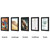 HORLIMER 4x6 Picture Frame Set of 12, Black Picture Frames Display 4 by 6 Photo for Wall or Tabletop