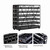 ZCDCP Coffee Pod Holder, 6 Tiers Coffee Pod Drawer for Nespresso Original Capsule Storage, 180 Capacity Pods Holder for Counter Organizer, Matte Black