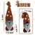 Mailin 2Pcs Dog Gnomes Puppy Doll Gnomes Plush Handmade Scandinavian Swedish Tomte Ornament Gnome Decorations for Home Tiered Tray Décor