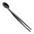 triangle FinalTouch Tasting Spoon, Black - 14 cm - Stainless Steel Spoon & Tweezers - Dishwasher Safe - Made in Germany