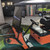HECASA Tinted Windshield Compatible with 2014+ EZGO TXT Golf Cart Impact Resistant Front Folding Golf Cart Windscreen