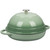 VORRINGARD Cast Iron Enameled Dutch Oven Pot with Lid for Bread Baking, Bread Oven, 6 Quart, Green