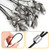 Volein 12-Pack Steel Cable Decoy Rigs with PVC Coated, Waterfowl Decoy Weights Anchors Rigging Kit (54" with 6-oz Weights)